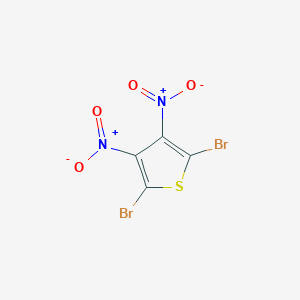molecular formula C4Br2N2O4S B014878 2,5-Dibromo-3,4-dinitrothiophene CAS No. 52431-30-8