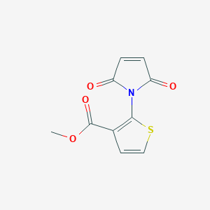 molecular formula C10H7NO4S B14878052 methyl 2-(2,5-dioxo-2,5-dihydro-1H-pyrrol-1-yl)thiophene-3-carboxylate 