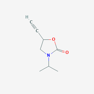molecular formula C8H11NO2 B14878098 5-Ethynyl-3-isopropyloxazolidin-2-one 