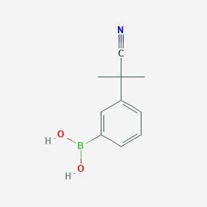 molecular formula C10H12BNO2 B1487812 (3-(2-Cyanopropan-2-yl)phenyl)boronic acid CAS No. 885067-95-8