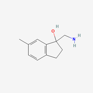 1-(Aminomethyl)-6-methyl-2,3-dihydroinden-1-ol