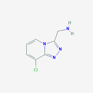 (8-Chloro-[1,2,4]triazolo[4,3-a]pyridin-3-yl)methanamine