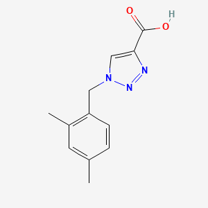1-[(2,4-dimethylphenyl)methyl]-1H-1,2,3-triazole-4-carboxylic acid