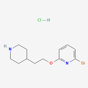 2-Bromo-6-[2-(4-piperidinyl)ethoxy]pyridine hydrochloride