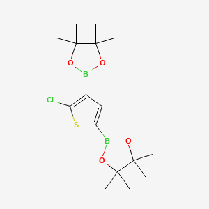 2,2'-(5-Chlorothiophene-2,4-diyl)bis(4,4,5,5-tetramethyl-1,3,2-dioxaborolane)