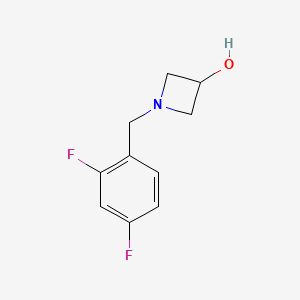1-[(2,4-Difluorophenyl)methyl]azetidin-3-ol