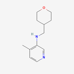 4-methyl-N-(oxan-4-ylmethyl)pyridin-3-amine