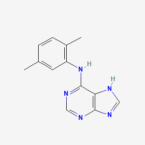 molecular formula C13H13N5 B14878511 N-(2,5-dimethylphenyl)-9H-purin-6-amine 