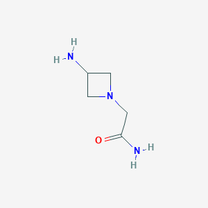 2-(3-Aminoazetidin-1-yl)acetamide