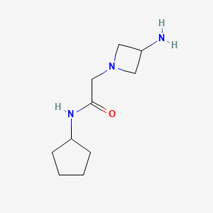 2-(3-aminoazetidin-1-yl)-N-cyclopentylacetamide