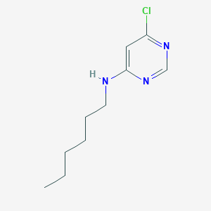 molecular formula C10H16ClN3 B1487863 6-chloro-N-hexylpyrimidin-4-amine CAS No. 1343325-03-0
