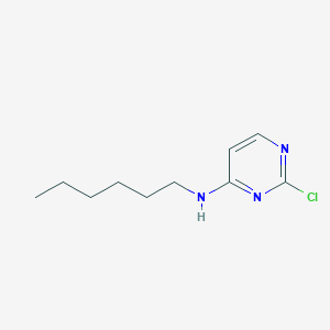molecular formula C10H16ClN3 B1487878 2-chloro-N-hexylpyrimidin-4-amine CAS No. 1341317-45-0