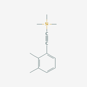 molecular formula C13H18Si B14878828 (2,3-Dimethyl-phenylethynyl)-trimethyl-silane 