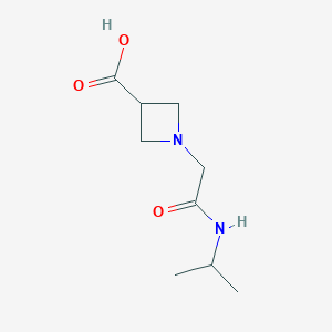molecular formula C9H16N2O3 B1487883 1-{[(Propan-2-yl)carbamoyl]methyl}azetidine-3-carboxylic acid CAS No. 1340271-84-2