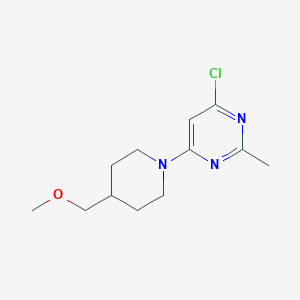 4-Chloro-6-[4-(methoxymethyl)piperidin-1-yl]-2-methylpyrimidine