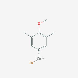 molecular formula C9H11BrOZn B14878867 3,5-Dimethyl-4-methoxyphenylZinc bromide 