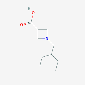 1-(2-Ethylbutyl)azetidine-3-carboxylic acid