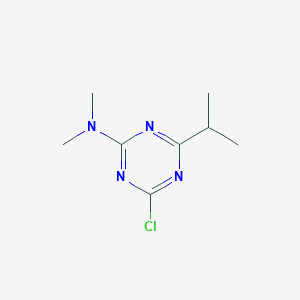 4-chloro-N,N-dimethyl-6-(propan-2-yl)-1,3,5-triazin-2-amine