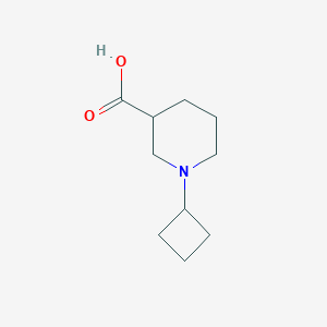 molecular formula C10H17NO2 B1487905 1-Cyclobutylpiperidine-3-carboxylic acid CAS No. 1487241-38-2