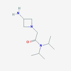 2-(3-aminoazetidin-1-yl)-N,N-bis(propan-2-yl)acetamide