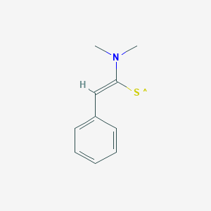 molecular formula C10H12NS B148793 Ethyl, 2-(dimethylamino)-1-phenyl-2-thioxo-(9CI) CAS No. 135339-79-6