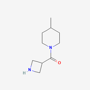 molecular formula C10H18N2O B1487931 1-(Azetidine-3-carbonyl)-4-methylpiperidine CAS No. 1541988-12-8