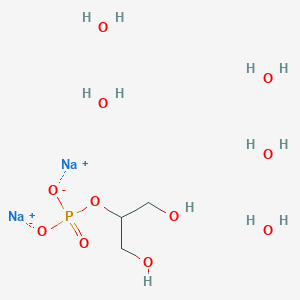 molecular formula C3H17Na2O11P B14879312 |A-Glycerophosphate sodium salt hydrate 