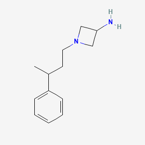 molecular formula C13H20N2 B1487933 1-(3-Phenylbutyl)azetidin-3-amine CAS No. 1468920-17-3