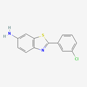 2-(3-Chlorophenyl)-1,3-benzothiazol-6-amine