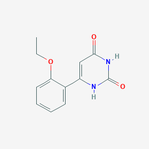 molecular formula C12H12N2O3 B1487939 6-(2-ethoxyphenyl)pyrimidine-2,4(1H,3H)-dione CAS No. 1496418-39-3