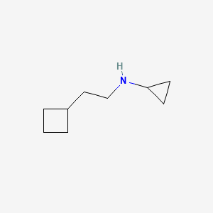 molecular formula C9H17N B1487950 N-(2-cyclobutylethyl)cyclopropanamine CAS No. 1491802-54-0