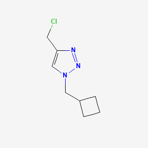 molecular formula C8H12ClN3 B1487958 4-(chloromethyl)-1-(cyclobutylmethyl)-1H-1,2,3-triazole CAS No. 1482081-35-5