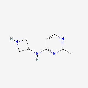 molecular formula C8H12N4 B1487968 N-(azetidin-3-yl)-2-methylpyrimidin-4-amine CAS No. 1485463-70-4
