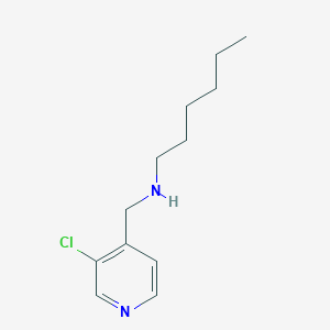 [(3-Chloropyridin-4-yl)methyl](hexyl)amine