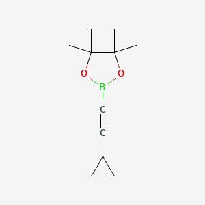 2-(Cyclopropylethynyl)-4,4,5,5-tetramethyl-1,3,2-dioxaborolane
