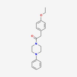 molecular formula C20H24N2O2 B14879912 2-(4-Ethoxyphenyl)-1-(4-phenylpiperazin-1-yl)ethanone 