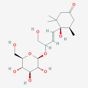 molecular formula C19H32O9 B148801 Breyniaionoside A 