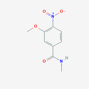 molecular formula C9H10N2O4 B1488019 3-甲氧基-N-甲基-4-硝基苯甲酰胺 CAS No. 878160-13-5