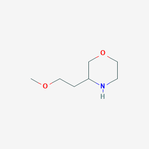 molecular formula C7H15NO2 B1488020 3-(2-Methoxyethyl)morpholine CAS No. 1386999-20-7