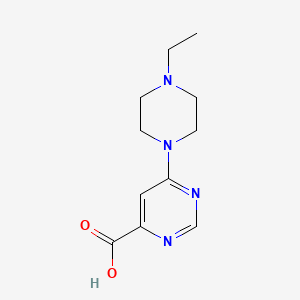 molecular formula C11H16N4O2 B1488023 6-(4-Ethylpiperazin-1-yl)pyrimidine-4-carboxylic acid CAS No. 1097254-86-8