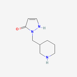 1-(piperidin-3-ylmethyl)-1H-pyrazol-5-ol
