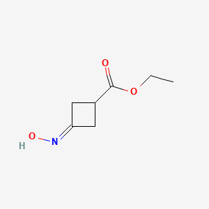 molecular formula C7H11NO3 B1488053 Ethyl 3-(hydroxyimino)cyclobutanecarboxylate CAS No. 98431-84-6