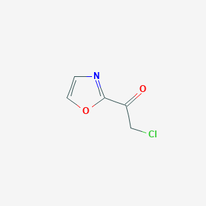 molecular formula C5H4ClNO2 B1488060 2-Chloro-1-oxazol-2-yl-ethanone CAS No. 1211536-43-4