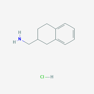 molecular formula C11H16ClN B148807 (1,2,3,4-四氢萘-2-基)甲胺盐酸盐 CAS No. 136759-34-7
