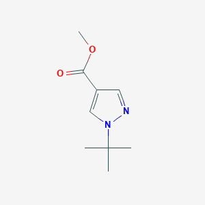 molecular formula C9H14N2O2 B1488109 Methyl 1-t-butyl-pyrazole-4-carboxylate CAS No. 861135-88-8