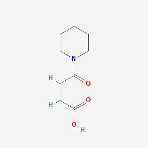 molecular formula C9H13NO3 B14881127 Maleic acid piperidide 