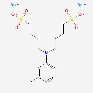molecular formula C15H23NNa2O6S2 B14881483 4,4'-(4,5,6,7-Tetrabromo-1,1-dioxido-3H-2,1-benzoxathiole-3,3-diyl)bis(2-iodo-6-nitrophenol) 