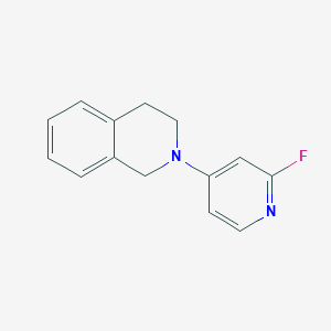 molecular formula C14H13FN2 B1488165 2-(2-Fluoropyridin-4-yl)-1,2,3,4-tetrahydroisoquinoline CAS No. 1914496-41-5