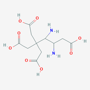 molecular formula C11H18N2O8 B14881707 4,5-Diamino-3,3-bis(carboxymethyl)heptanedioic acid 