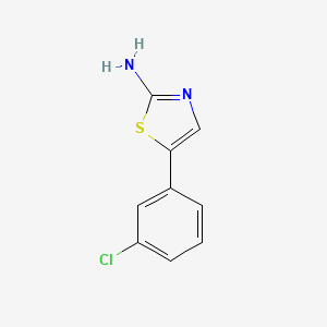 molecular formula C9H7ClN2S B1488213 5-(3-Chlorophenyl)thiazol-2-amine CAS No. 1249447-08-2